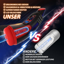 Charger l&#39;image dans la galerie, Masturbeuse Homme Sex Toys, Masturbateurs Masculins avec 9 Succion et 9 Vibration, Masturbateur Automatique 3D Vaginette Ultra Réaliste, Écran LCD Sextoy Homme Sex Toýs Homme Suceur Sextoys