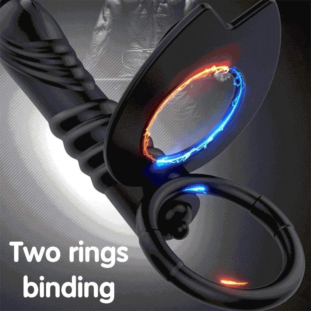 Double Penetrateur Couple Ṥexťờyse Couple Plḁiśir Anneau Vibrant Homme ＰéNIS Pour Couple Stimulateur Femme Ｃlitờridièn Masculin Silen KVD10