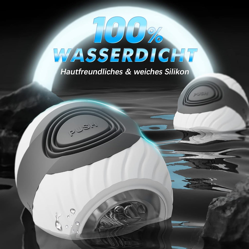 Masturbateurs Masculins, Vibrateur Pénis avec 2 Moteurs 10 Vibrations et Fonction de Massage par Pression Vaginette, Masturbâteur Homme Mains Libres, Sextoyse Homme Sexmasturbâteur