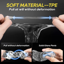 Charger l&#39;image dans la galerie, Gaines Pour Pénis, Extenseur De Pénis avec Vibrateur Pénis Anneau, Jouets Sexuels Manchon Pénis pour Améliorer l&#39;érection et retarder l&#39;éjaculation, Sex toys for Homme