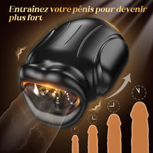 Charger l&#39;image dans la galerie, Bouche Sexy Masturbateurs Masculins, Sex Toýs Homme Vaginette Ultra Réaliste Masturbateur avec 10 Modes de Vibration, Masturbateur Automatique Enveloppé à 360° Penisse Vibromasseur Homme Sex Toys