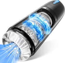 Charger l&#39;image dans la galerie, Masturbeuse Homme Sex Toys, Masturbateurs Masculins Mains Libres avec 7 Modes d&#39;aspiration et 7 Modes de Rotation, Masturbateur Homme Automatique Vaginette Ultra Réaliste Sextoyse Homme Sex Sex Toys