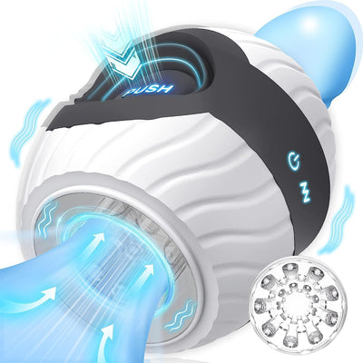 Masturbateurs Masculins, Vibrateur Pénis avec 2 Moteurs 10 Vibrations et Fonction de Massage par Pression Vaginette, Masturbâteur Homme Mains Libres, Sextoyse Homme Sexmasturbâteur