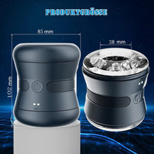 Charger l&#39;image dans la galerie, Sumeber Tasse de masturbation électrique avec 10 vibrations, masturbation hommes mains libres automatique sex toy pompe à pénis, hommes compact imperméable mains libres soufflage masturbation Cup