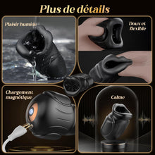 Charger l&#39;image dans la galerie, Bouche Sexy Masturbateurs Masculins, Sex Toýs Homme Vaginette Ultra Réaliste Masturbateur avec 10 Modes de Vibration, Masturbateur Automatique Enveloppé à 360° Penisse Vibromasseur Homme Sex Toys