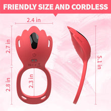 Charger l'image dans la galerie, 2 IN 1 Wearable Panty Vibrator Cock Ring with 9 Vibration Modes