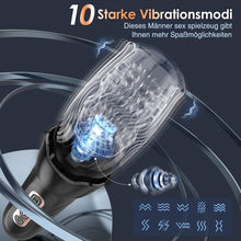 Charger l&#39;image dans la galerie, Masturbateurs Masculins Sex Toys,Masturbâteur Homme Mains Libres 10X5 Mode de Vibration &amp; Rotation Télescopique,Vaginette Sextoyse Homme Sex Masturbateur Homme