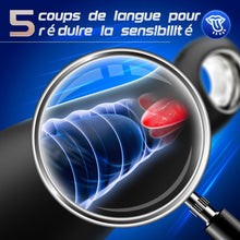 Charger l&#39;image dans la galerie, Masturbateurs Masculins Sex Toys, Automatique Masturbateur Homme 3D Vaginette Sextoy, Masturbeuse Homme avec 5 Modes pour lécher la langue&amp;10 Modes de Vibration, Enveloppé à 360° Penisse Vibromasseurs