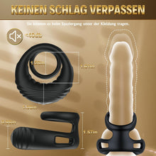 Charger l&#39;image dans la galerie, Jouet Sexuel Pour Couple, Anneau PéNien, Jouet Sexuel Pour Homme, Vibrateur à Double Anneau PéNien Avec TéLéCommande, Anneaux PéNiens, Anneau PéNien D&#39;éRection, Jouet Sexuel Pour Femme, Homme