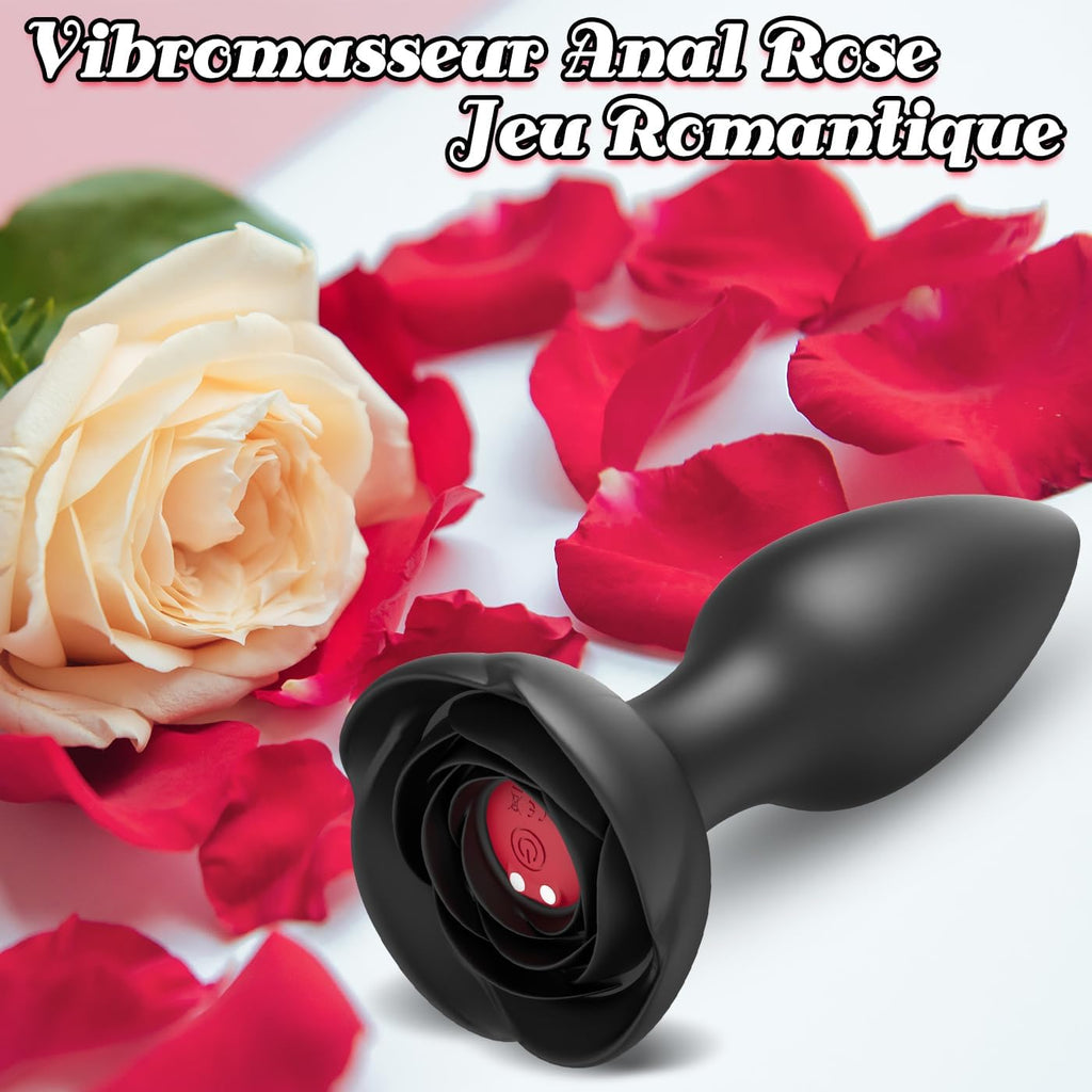 Plug Anal Sex Toýs Femme - Vibromasseurs Feminin Plug Anus Femme Débutante avec 10 Fortes Vibrations Plug Homme Anus Stimulateur Prostate Plugs Anals Sextoyse Homme Couple Plaisir Sex Toys Anals