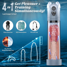 Charger l'image dans la galerie, Sex Toýs Homme Pompes à Pénis, Masturbateurs Masculins 4-en-1 Agrandir son Pénis Vaginette Formation