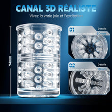 Charger l&#39;image dans la galerie, Masturbeuse Homme Sex Toys, Masturbateurs Masculins Mains Libres avec 7 Modes d&#39;aspiration et 7 Modes de Rotation, Masturbateur Homme Automatique Vaginette Ultra Réaliste Sextoyse Homme Sex Sex Toys