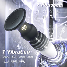 Charger l&#39;image dans la galerie, Sex Toys Plug Anal Vibromasseur - Sex Toýs Homme Stimulateur Prostate Plugs Anals Femme Débutante Gode avec 7 Vibration 7 Poussée, Plug Anus Vibrant Gay Sextoyse Couple Plaisir avec Telecommande APP