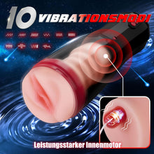 Charger l&#39;image dans la galerie, Masturbeuse Homme avec vagin réaliste, Masturbateurs Masculins Mains Libres avec 5 Modes d&#39;aspiration et 7 Modes de Vibrant, Masturbateur Homme Automatique Vaginette Ultra Réaliste Homme Sex Toys