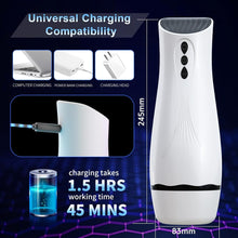 Charger l&#39;image dans la galerie, Masturbateurs Masculins Sex Toýs Homme - Masturbateur Homme avec 10 Succion &amp; Vibration &amp; Échappement, Masturbâteur Homme Mains Llibres avec 3D Vaginette Ultra Réaliste, Sex Toys Homme