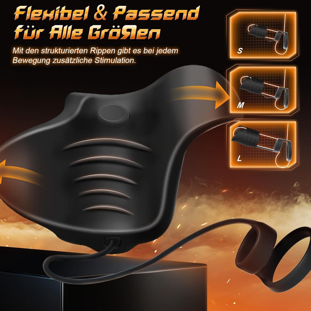 Masturbateurs Masculins Masturbâteur Homme Mains Libres avec 9 Vibrations & Contrôle APP, Masturbateur Masturbeuse Homme