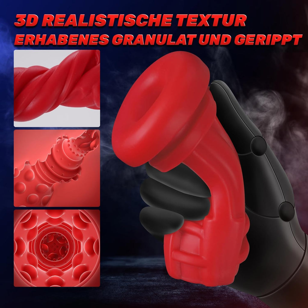 Masturbeuse Homme Sex Toys, Masturbateurs Masculins avec 9 Succion et 9 Vibration, Masturbateur Automatique 3D Vaginette Ultra Réaliste, Écran LCD Sextoy Homme Sex Toýs Homme Suceur Sextoys