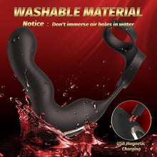 Charger l&#39;image dans la galerie, Plug Anal Sex Toys Vibromasseur pour Homme avec Gonflage Automatique et 10 Modes de Vibration, Masseurs de Prostate Vibrant avec Anneau Pénien et Télécommande, 3 in 1 Sex Toýs Homme Gode Anal