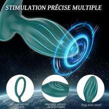 Charger l&#39;image dans la galerie, Plug Anus Vibromasseurs avec Anneau Pénien Sex Toys - Vibrateur Anal 10 modes, Prostate Vibrant Sex Toýs Couple Homme, Gode Homme pour Gay Sextoyse Couple Plaisir Homme avec Telecommande APP