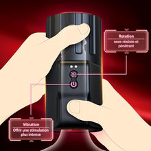 Charger l&#39;image dans la galerie, Sex Toýs Homme Automatique Masturbateur Masculins - Sex Toys Masturbâteur Homme Mains Libres Sextoy Masturbeuse Jouet Adult Sextoyse avec 10 Modes de rotation et Vibration, Sexes Vagin Plaisir Objet