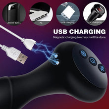 Charger l'image dans la galerie, E-Stim BDSM Butt Plug Anal Toys with 10 Vibration Modes &amp; 5 Electric Modes