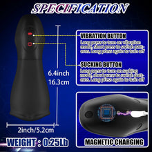 Charger l&#39;image dans la galerie, Masturbateurs Masculins Sex Toys, Automatique Masturbateur Homme avec 5 Modes de léchage de langue rotatifs &amp; 10 Modes de Vibration, Enveloppé à 360° Penisse Vibromasseurs