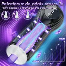 Charger l&#39;image dans la galerie, Masturbateurs Masculins Sex Toýs Homme - Masturbateur Homme avec 7 Succion &amp; Vibration &amp; Échappement,Masturbâteur Homme Mains Llibres avec Écran LCD &amp; 3D Vaginette Ultra Réaliste, Sex Toys Couple.