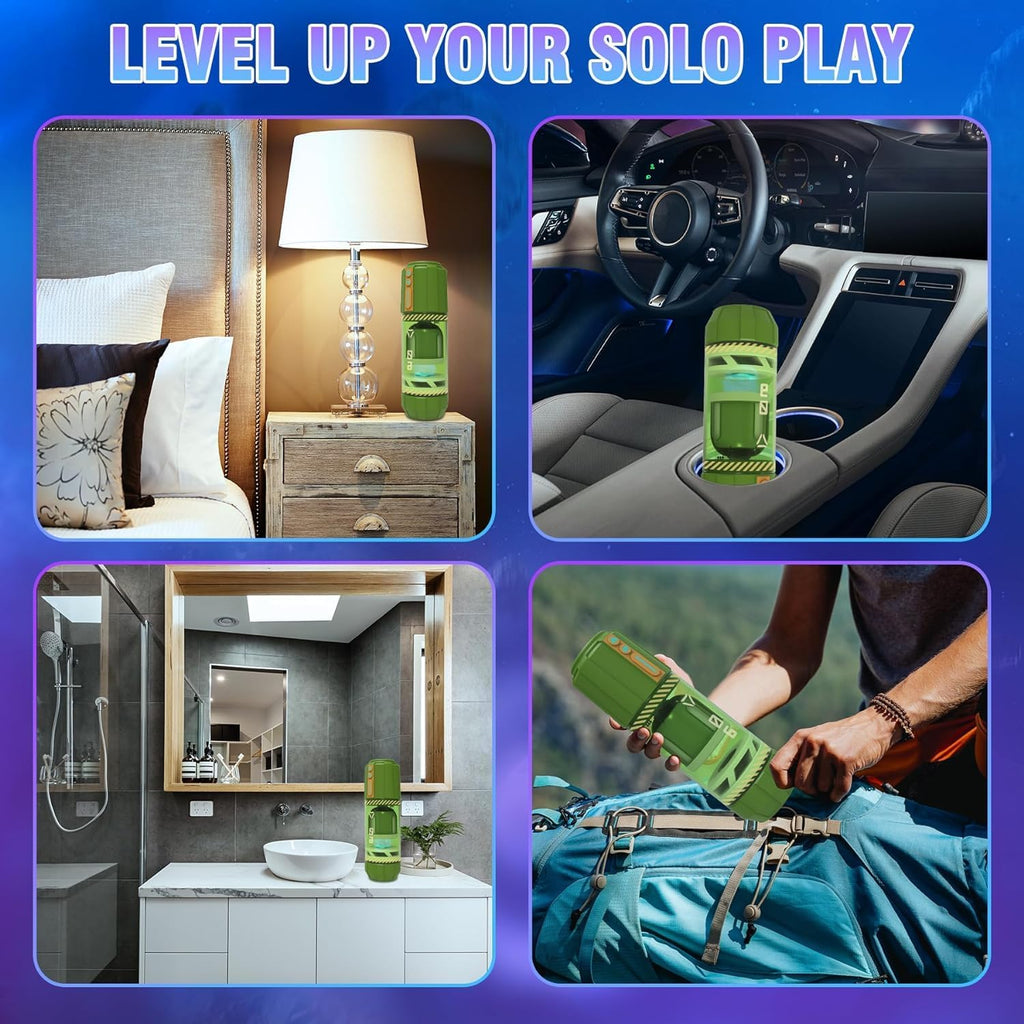 Masturbateur électrique avec 10 vibrations télescopiques - Fonction de choc rotatif - Jouet sexuel pour les hommes - Jouet sexuel pour homme - Masturbateur de poche avec vagin 3D