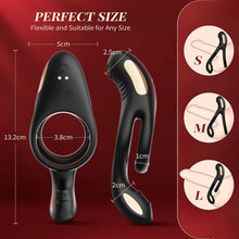 Charger l&#39;image dans la galerie, Sex Toys Anneau Penien - Anneau Homme Sex Toýs Couple Homme, Anneau Vibrant Pénis Clitoridienne Sextoyse Couple Plaisir 10 Modes Vibration, Anneaux de Pénis Sextoyse Homme Sex Jouet Sexualité Couple