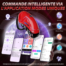 Charger l'image dans la galerie, Cage de Chasteté Pénis Sex Toýs homme - Bondage SM avec Ceinture de Chasteté avec 5 Tailles Anneaux de Pénis 2 clés 1 serrure, Cock Chastity Cage Amovibles pour Empêcher L'érection Sex Toýs Couple