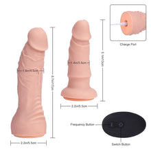 Charger l&#39;image dans la galerie, Double Dildos - Silicone Removable Control Vibrating Strap-on