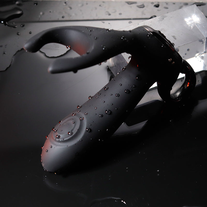 Masseur de prostate avec fonction de vibration et de tapotement