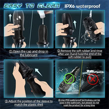 Charger l&#39;image dans la galerie, Masturbateur électrique Homme Stimulateur de pénis, Le vibromasseur pour gland, avec son encadrement à 360° et son grain, offre un massage intégral par secousses qui éveille chaque nerf.