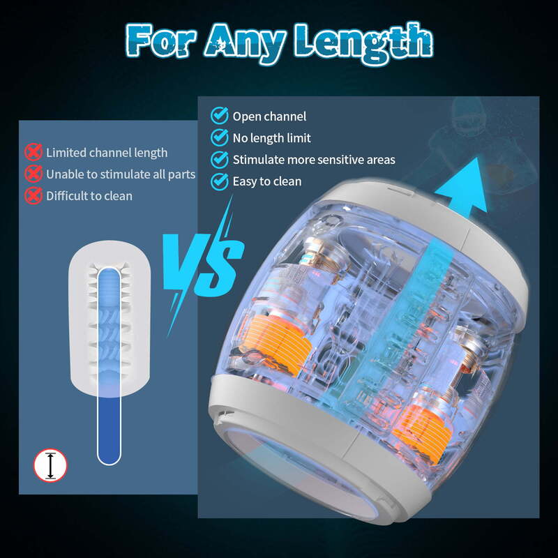 Stimulateur de fellation électrique Masturbateur avec 12 modes de vibration