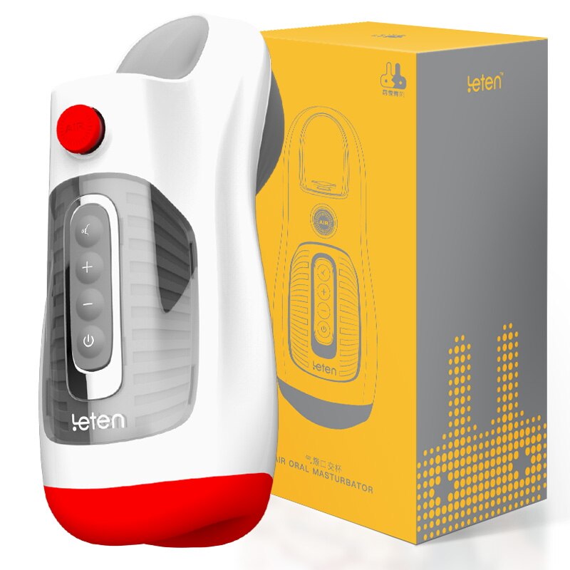 Masturbateur Fellation Chauffant à Vide avec Contrôle de la Gorge Profonde et 7 Modes de Vibration et 3 Modes de Succion