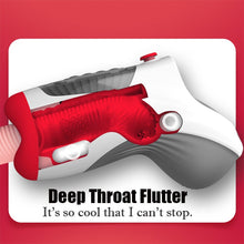 Charger l&#39;image dans la galerie, Masturbateur Fellation Chauffant à Vide avec Contrôle de la Gorge Profonde et 7 Modes de Vibration et 3 Modes de Succion