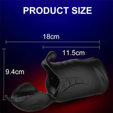 Charger l&#39;image dans la galerie, Vibromasseur Penis Electrique 3 en 1 avec 10 Modes de Vibration, Les derniers moteurs doubles et de nombreuses options d’exercice