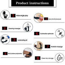 Charger l&#39;image dans la galerie, Masseur de prostate télécommandé pour hommes avec anneau pénien