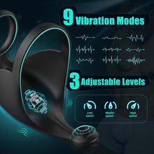 Charger l&#39;image dans la galerie, Vibrateur Pénien en Silicone avec Télécommande APP et 9 Modes de Vibration