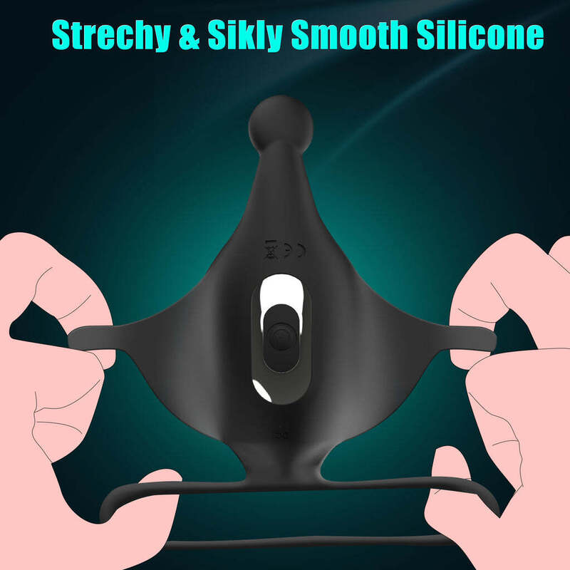 Vibrateur Pénien en Silicone avec Télécommande APP et 9 Modes de Vibration