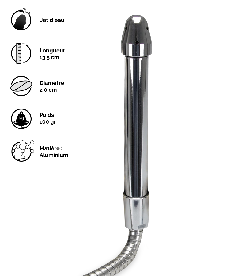 Accessoire plug enema lavage anal sous la douche