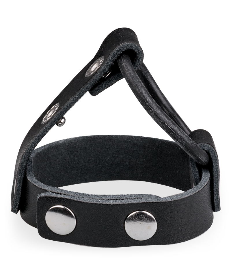 Anneau Cockring à Pression Cuir