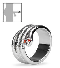 Charger l&#39;image dans la galerie, Anneau cockring en inox Medusa