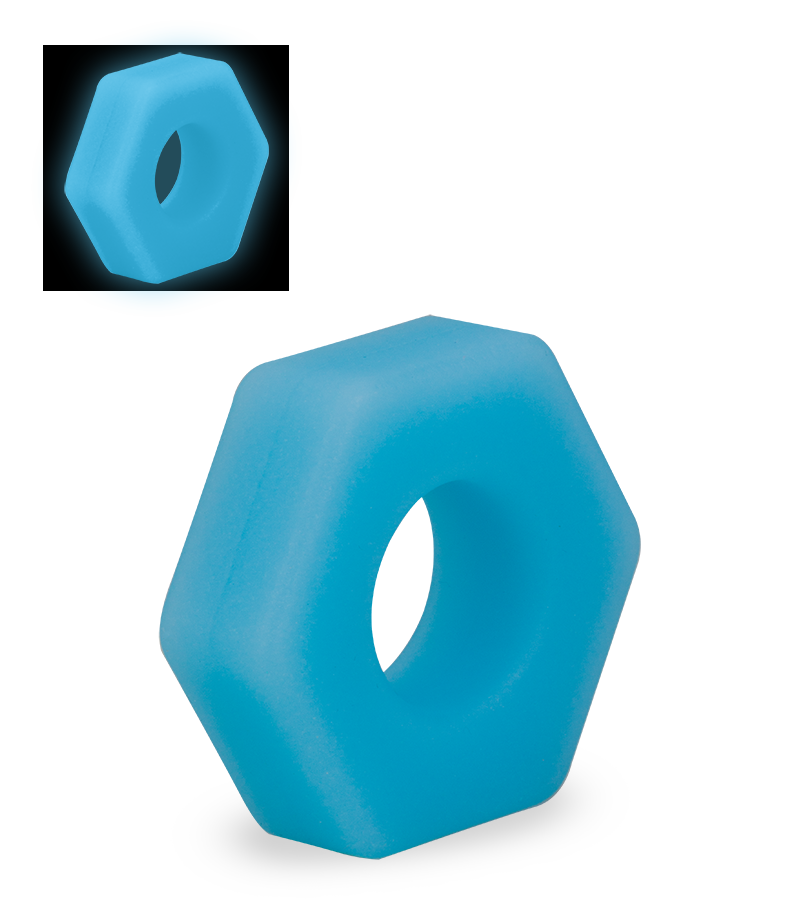 Anneau cockring phosphorescent en silicone médical Walt