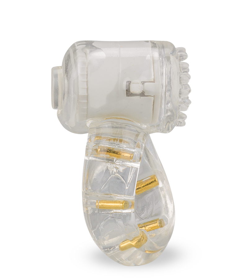 Anneau cockring picots transparent