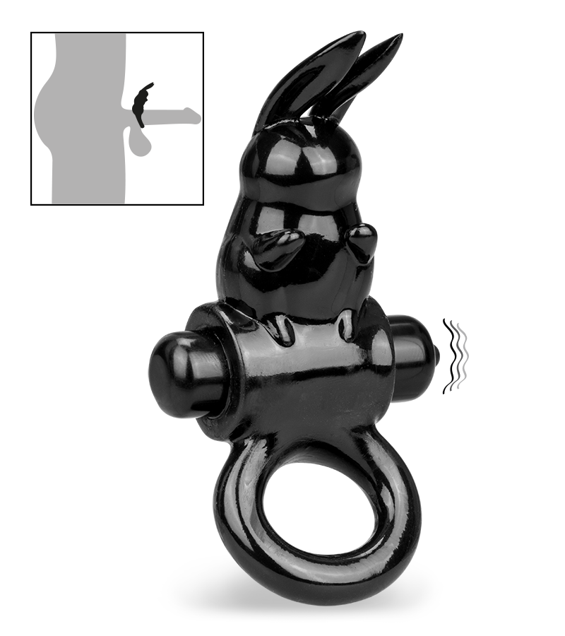 Anneau cockring vibrant 10 modes Bunny