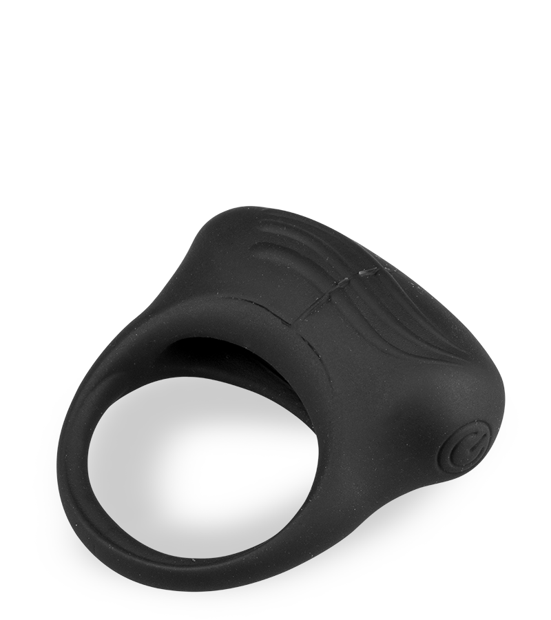 Anneau cockring vibrant chevalière striée