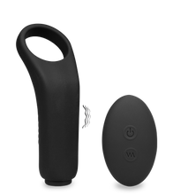 Charger l&#39;image dans la galerie, Anneau cockring vibrant télécommandé 9 modes