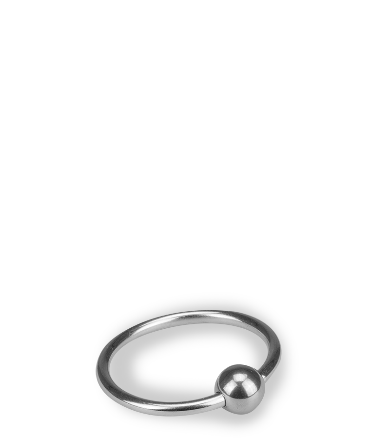 Anneau de gland en inox Lump