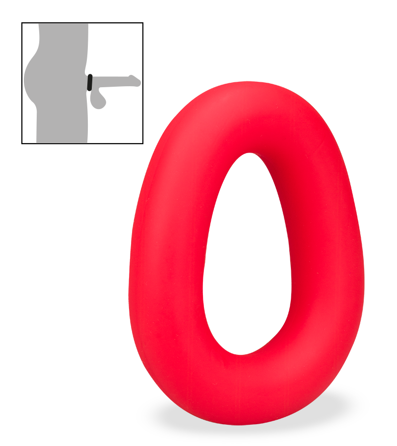 Anneau pénien en silicone médical Woafa